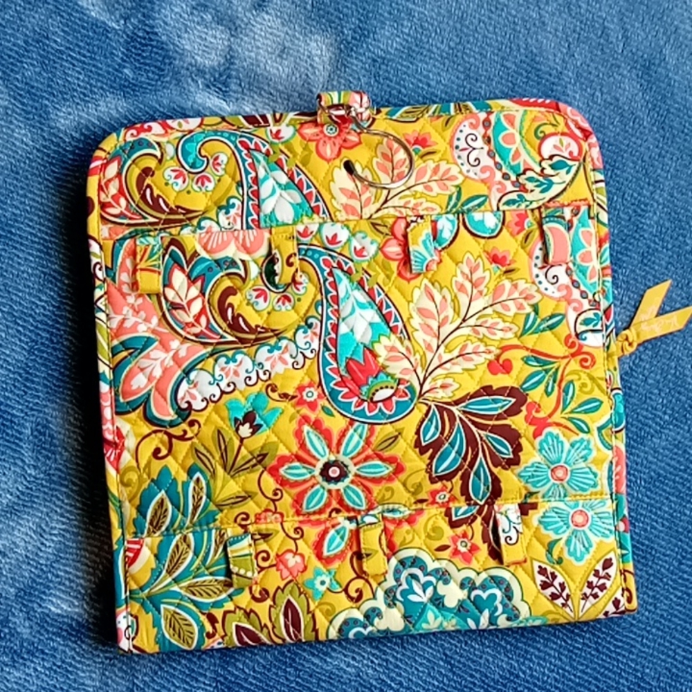 Vera Bradley Cosmetic/jewelry bag with hanger